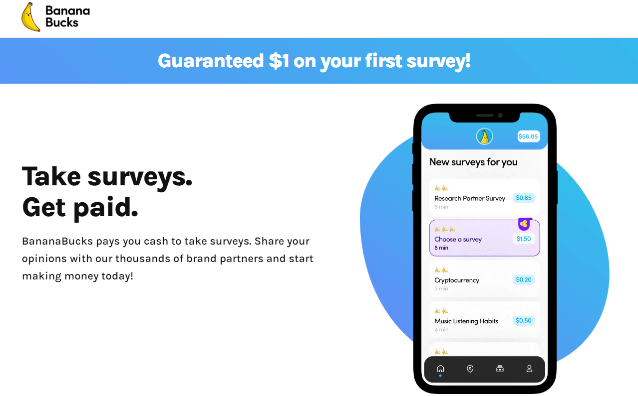 bananabucks survey app